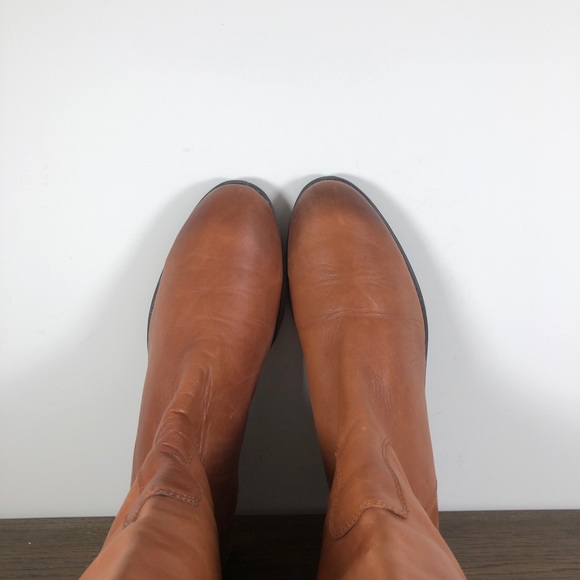 Sam Edelman Tan Leather Knee-High Boots - Picture 8 of 12